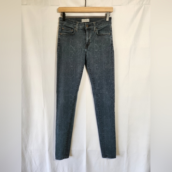 Principle Denim Innovators "Dreamer" with snake print skinny jeans, size… - Picture 5 of 12